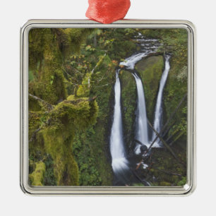 Triple Falls, Columbia River Gorge Ornament Aus Metall