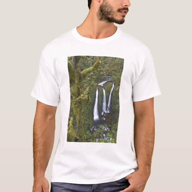 Triple Falls, Columbia River Gorge T-Shirt (Vorderseite)