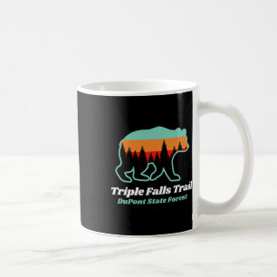 Triple Falls Trail Dupont Staat Forest Bear Souven Kaffeetasse