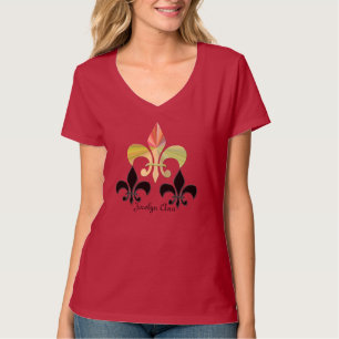 Triple Fleur-de-Lis (Personalisiert) T-Shirt