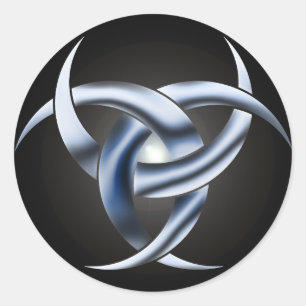 Triple-Goddess-Aufkleber Runder Aufkleber