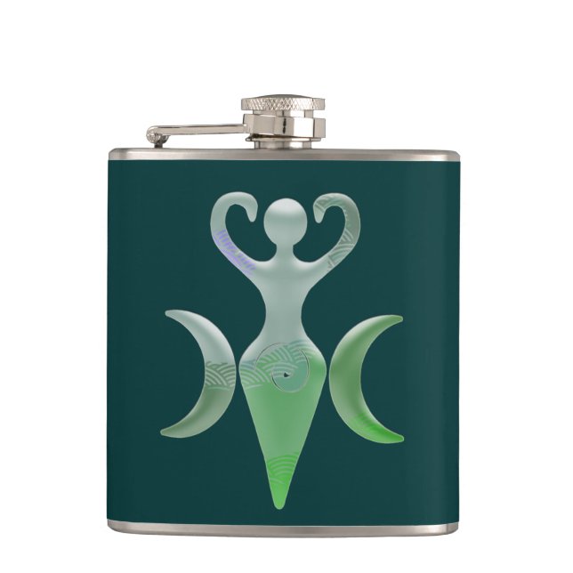 Triple Goddess Flachmann (Vorderseite)