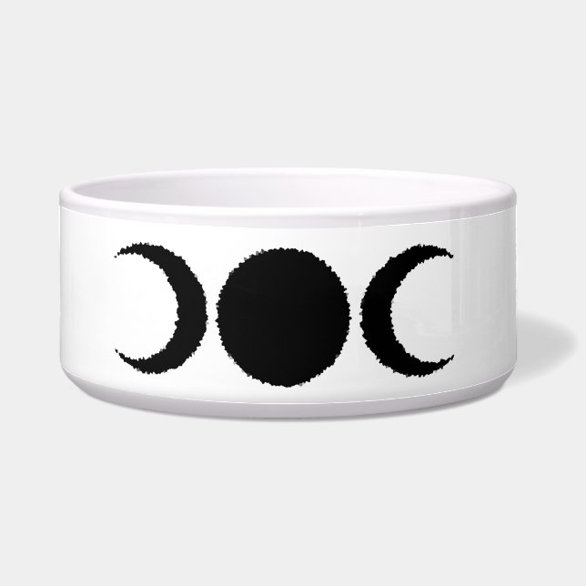 Triple Goddess Moon Pet Bowl Napf (Vorderseite)