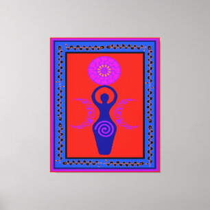 Triple Goddess Moon Phase Canvas Print Leinwanddruck