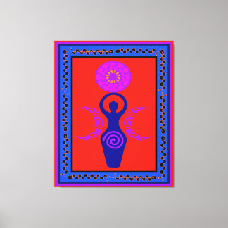 Triple Goddess Moon Phase Canvas Print Leinwanddruck