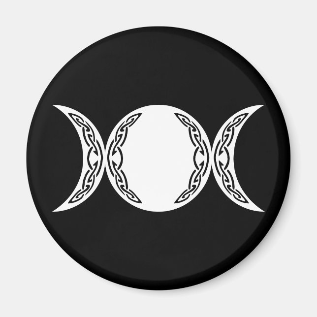 Triple Goddess Moon Symbol Magnet (Vorne)