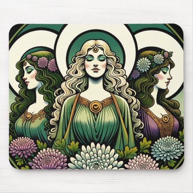 Triple Goddess Mousepad (Vorne)