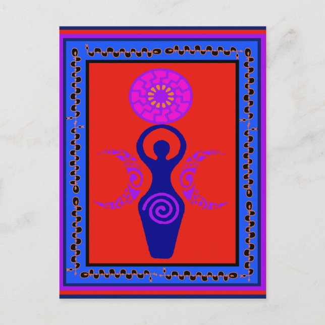 Triple Goddess Postkarte (Vorderseite)