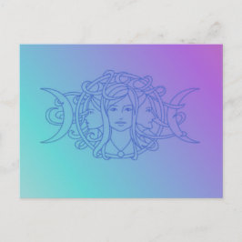 Triple Goddess Postkarte