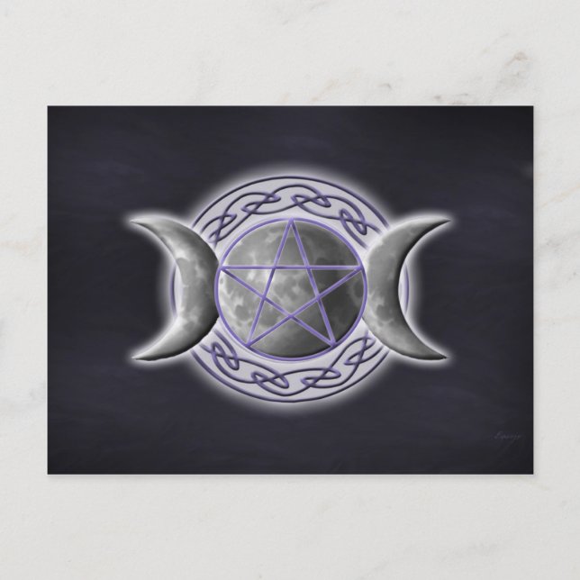 Triple Goddess Postkarte (Vorderseite)
