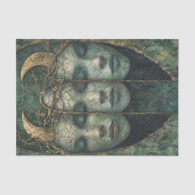 Triple Goddess Seidenpapier (Vorderseite)