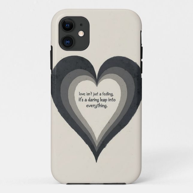 Triple Heart Layers - Bold Liebe Statement iPhone  Case-Mate iPhone Hülle (Rückseite)