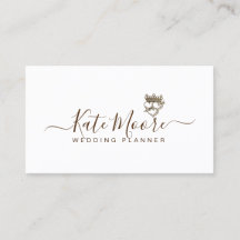 Triple Hearts und Crown Script Wedding Planner