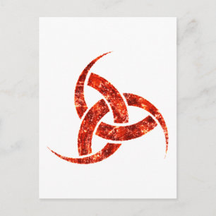 Triple Horn von Odin Postkarte