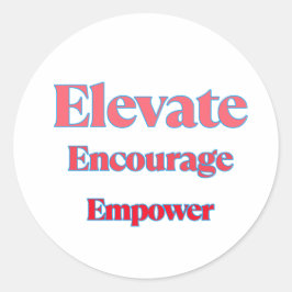 Triple Impact Runder Aufkleber