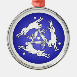Triple Jackalope Ornament