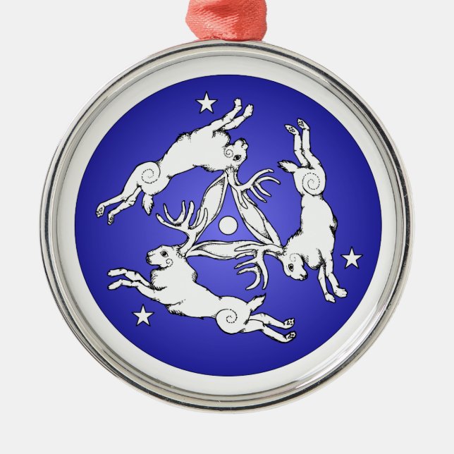 Triple Jackalope Ornament (Vorne)