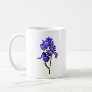 Triple Lila Iris Kaffeetasse