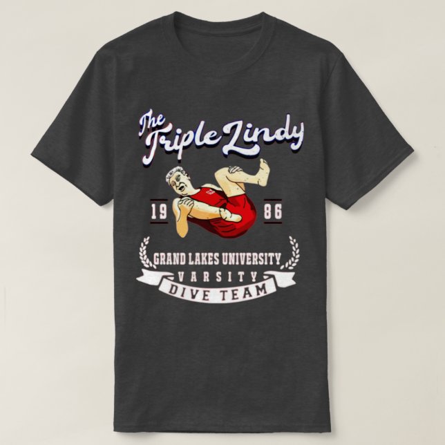 Triple Lindy Rodney Dangerfield TShirt (Design vorne)