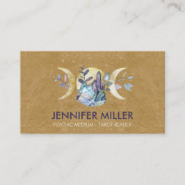 Triple Moon - Aquarellkristalle Visitenkarte