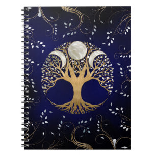 Triple Moon - Baum des Lebens Ornament Notizblock