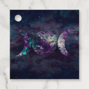 Triple Moon Goddess Luna Universe Party Packaging Geschenkanhänger