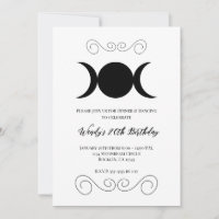 Triple Moon Goddess Pentagramm Birthday Party