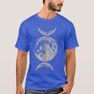 Triple Moon Gothic Hexe Wicca Witchcraft Occult T-Shirt
