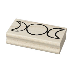Triple Moon Gummistempel