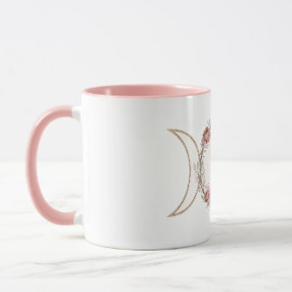 Triple Moon mit Blume Tasse