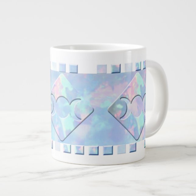 Triple Moon Opal Jumbo-Tasse (Vorderseite Rechts)