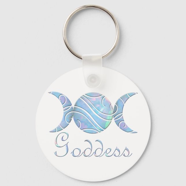 Triple Moon Opal Schlüsselanhänger (Vorderseite)