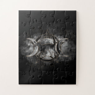Triple Moon - Schwarze Katze Puzzle