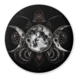 Triple Moon - Triple Goddess Keramikknauf