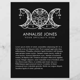 Triple Moon - Triple Goddess Ornament Flyer