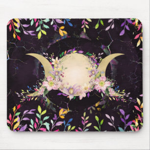 Triple Moon - Triple Goddess - Wasserfarbe Mousepad