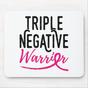 Triple Negative Survivor Brustkrebs Bewusstsein Mousepad