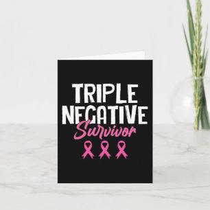 Triple Negative Survivor Brustkrebs Bewusstsein P Karte