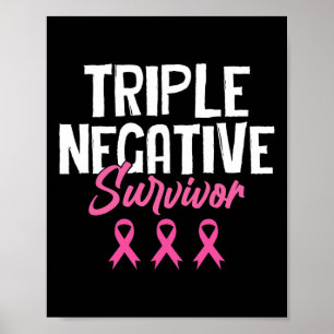 Triple Negative Survivor Brustkrebs Bewusstsein P Poster
