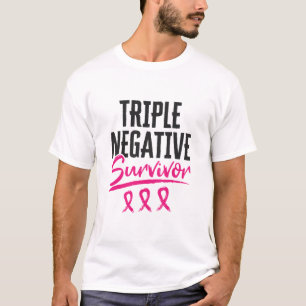 Triple Negative Survivor TNBC Brustkrebs T-Shirt