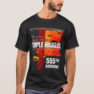 Triple Nickles 555. Fallschirmjäger-Bataillon Smok T-Shirt