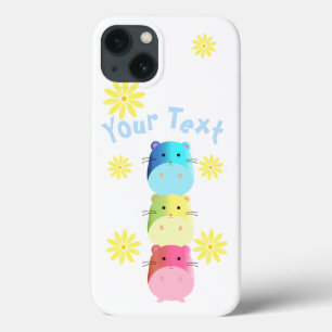 Triple Niedlich Kawaii Hamsters Custom Case-Mate i iPhone Hülle