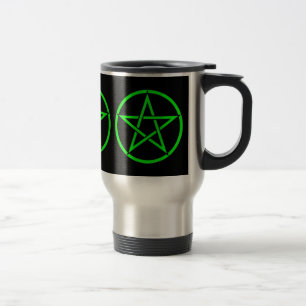 Triple Pentagramm Pentagram Pagan Wiccan Travel Mu Reisebecher