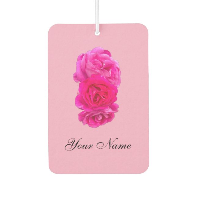 Triple Pink Roses  Autolufterfrischer (Vorderseite)