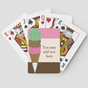 Triple Scoop Ice Creme Spielkarten