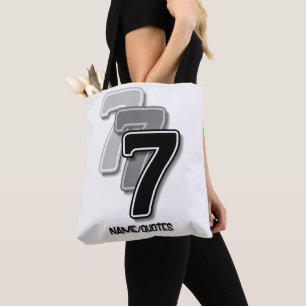 Triple Seven Grafik – Minimalistische Moderne Kuns