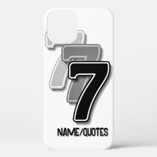 Triple Seven Grafik – Minimalistische Moderne Kuns Case-Mate iPhone Hülle