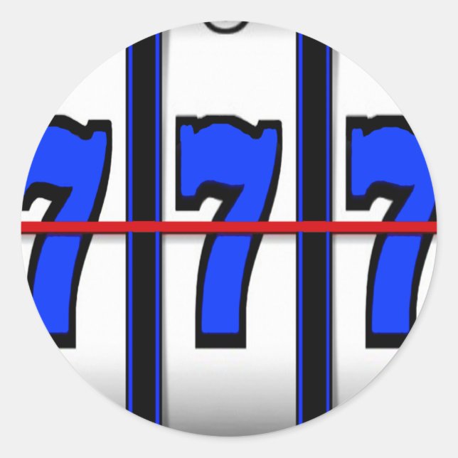 TRIPLE SIEBEN RUNDER AUFKLEBER (Vorderseite)