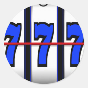 TRIPLE SIEBEN RUNDER AUFKLEBER