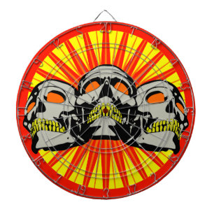 Triple Skulls Dartscheibe